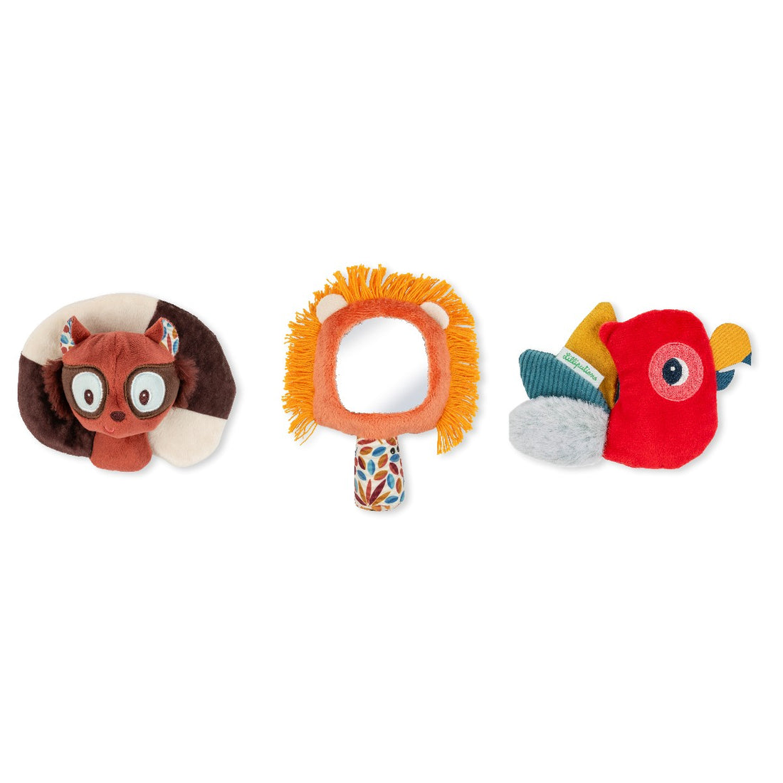 Lilliputiens Baby Sensory Rattle Gift Set, Jack with Rattles