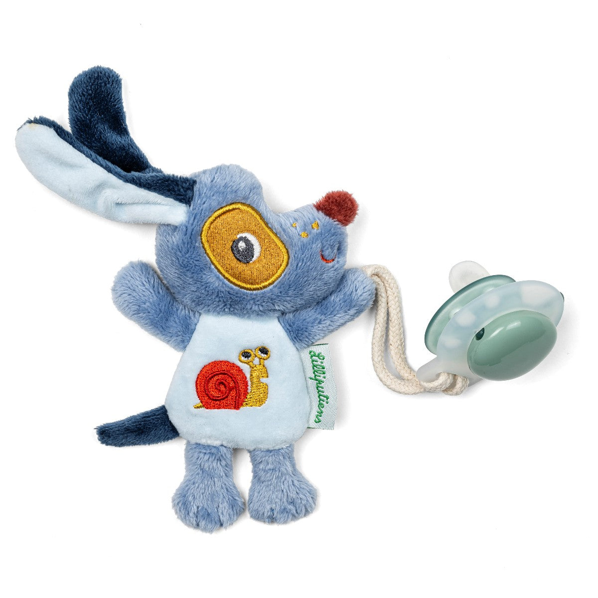 Lilliputiens Pacifier Holder Accessory, Jules the Little Friend with Pacifier Storage