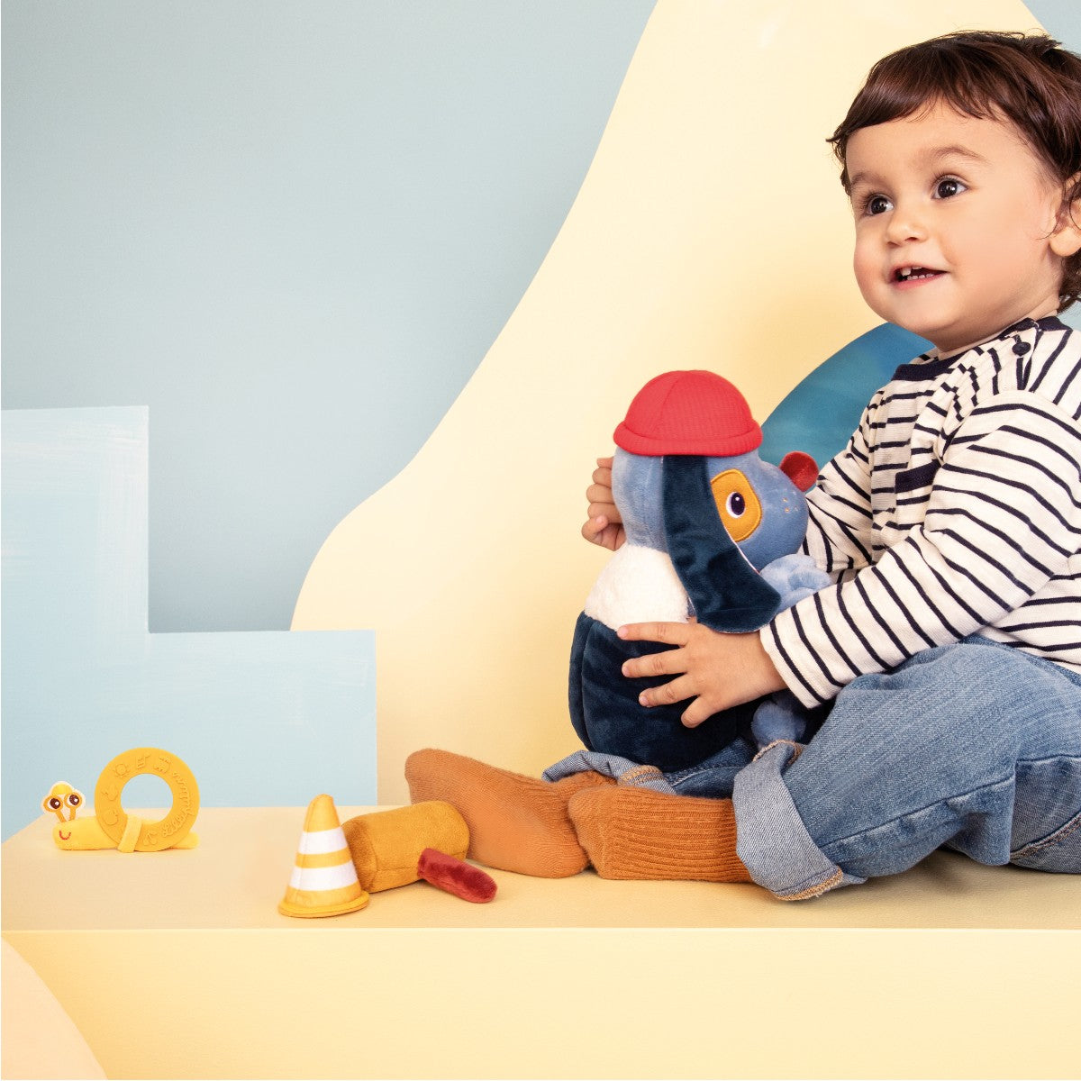 Lilliputiens Activity Animal, Jules Handyman with Surprises