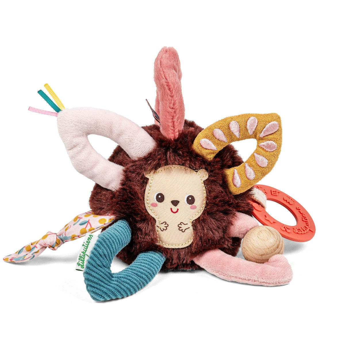 Lilliputiens Baby Toy, Leon Sensory Rattle