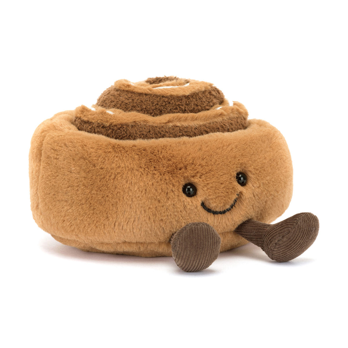 Jellycat Plush, Food Bake, Amuseables Cinnamon Bun - 13 cm