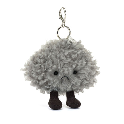 Jellycat Keychain, Fun Amuseables, Thundercloud Bag Charm