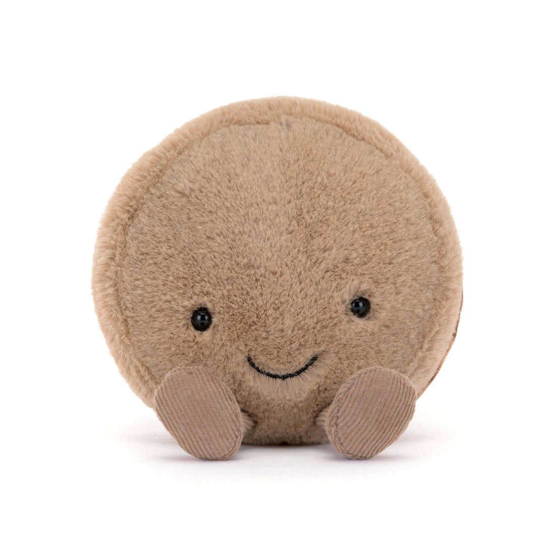 Jellycat Stuffed Toy, Food Bake, Amuseables Mona Macaron Chocolate - 12 cm