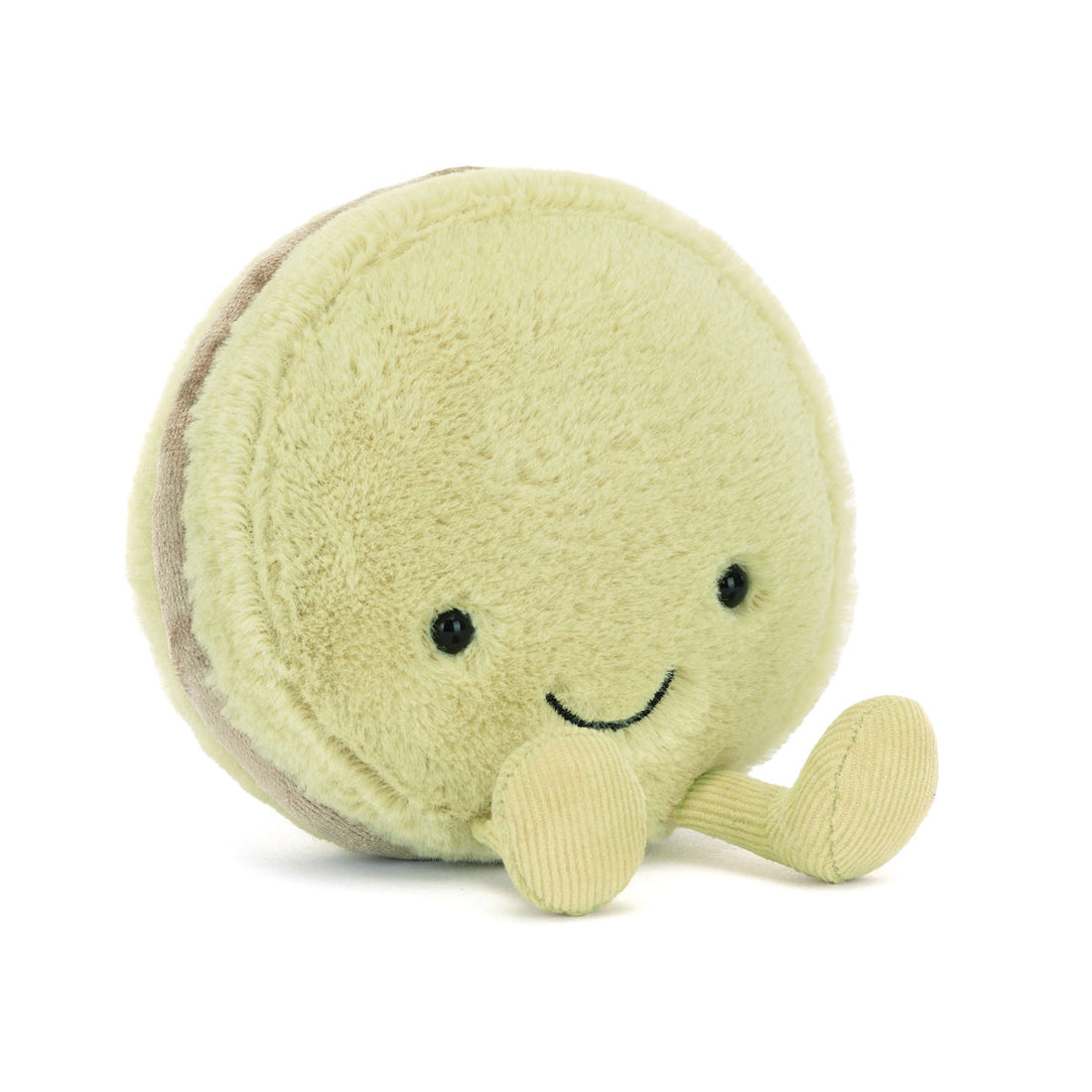 Jellycat Plush Toy, Amuseables Collection, Max Macaron Pistachio - 12 cm