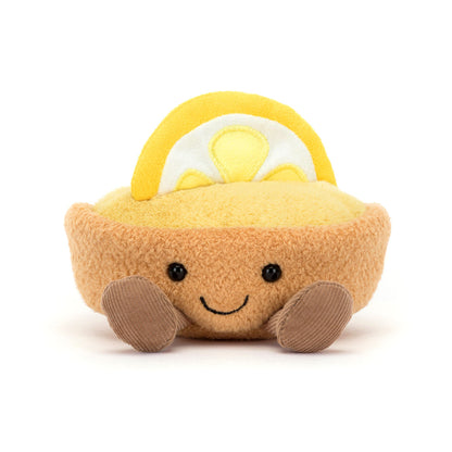 Jellycat Plush Toy, Food Bake, Amuseables Collette Tarte Au Citron - 11 cm