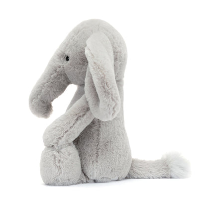 Jellycat Plush Toy, Bashful Luxe, Original Elephant - 31 cm