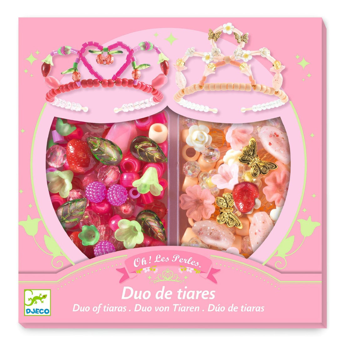 Djeco Bead Set, Pink Tiara