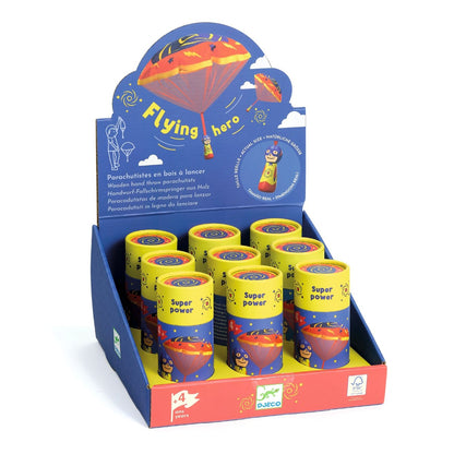 Djeco Parachute Jumper, Flying Heroes – Assortment