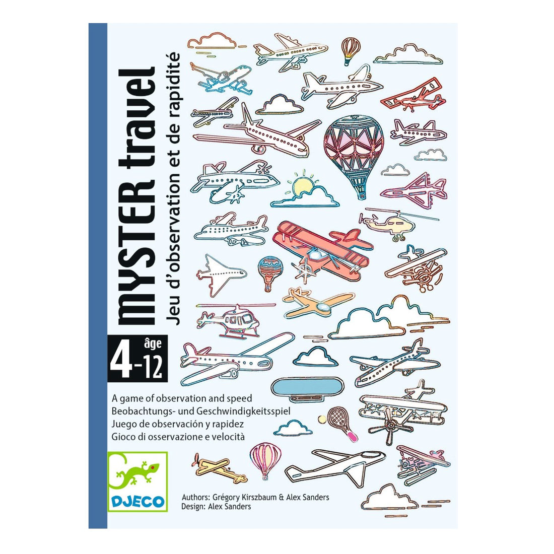 Djeco Card Game, Myster Travel