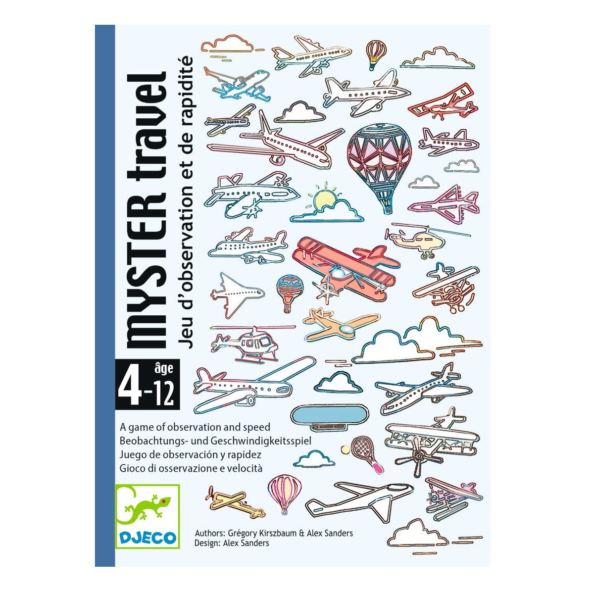 Djeco Card Game, Myster Travel