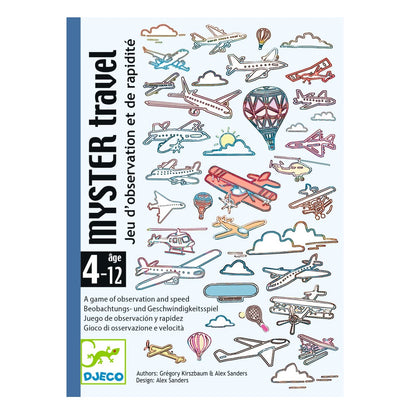 Djeco Card Game, Myster Travel