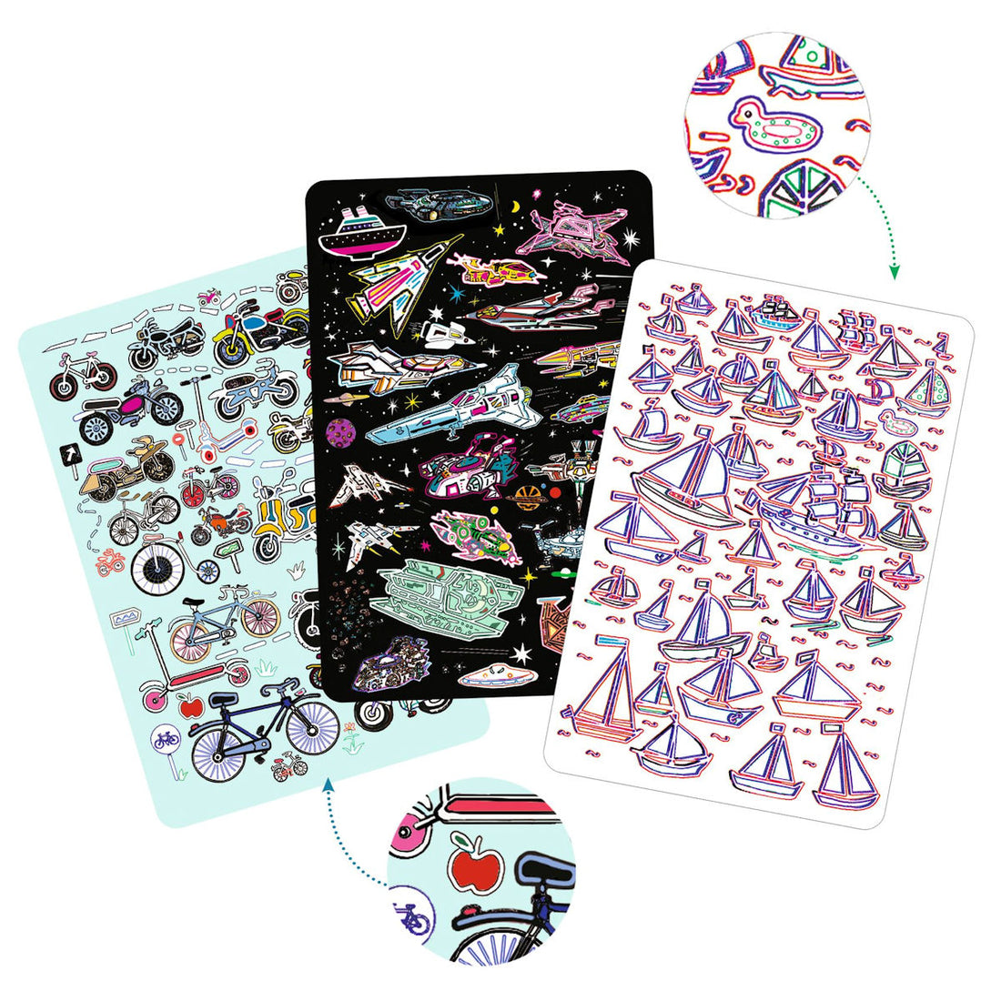 Djeco Card Game, Myster Travel