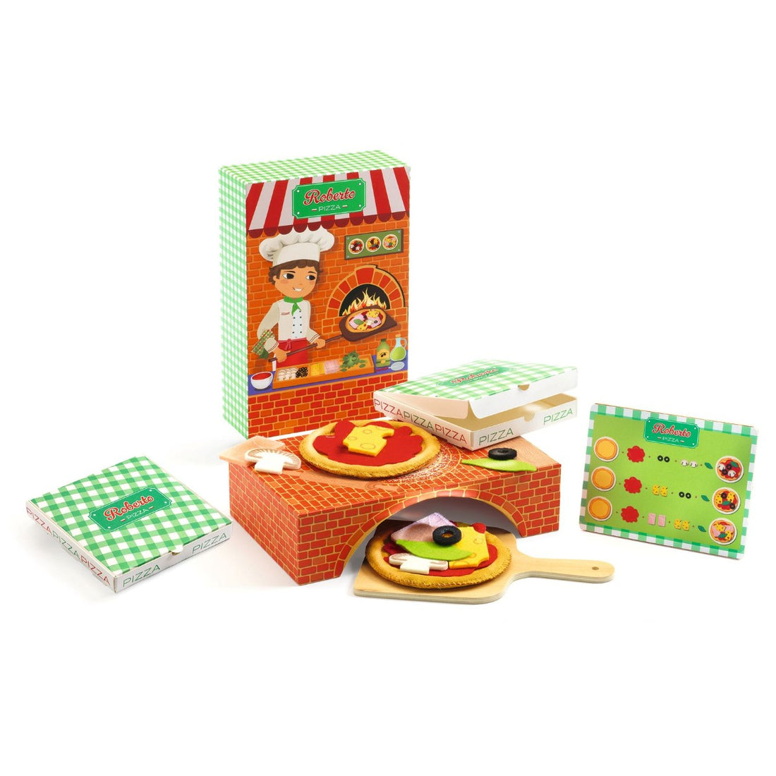 Djeco Play Food, Roberto Pizza Set