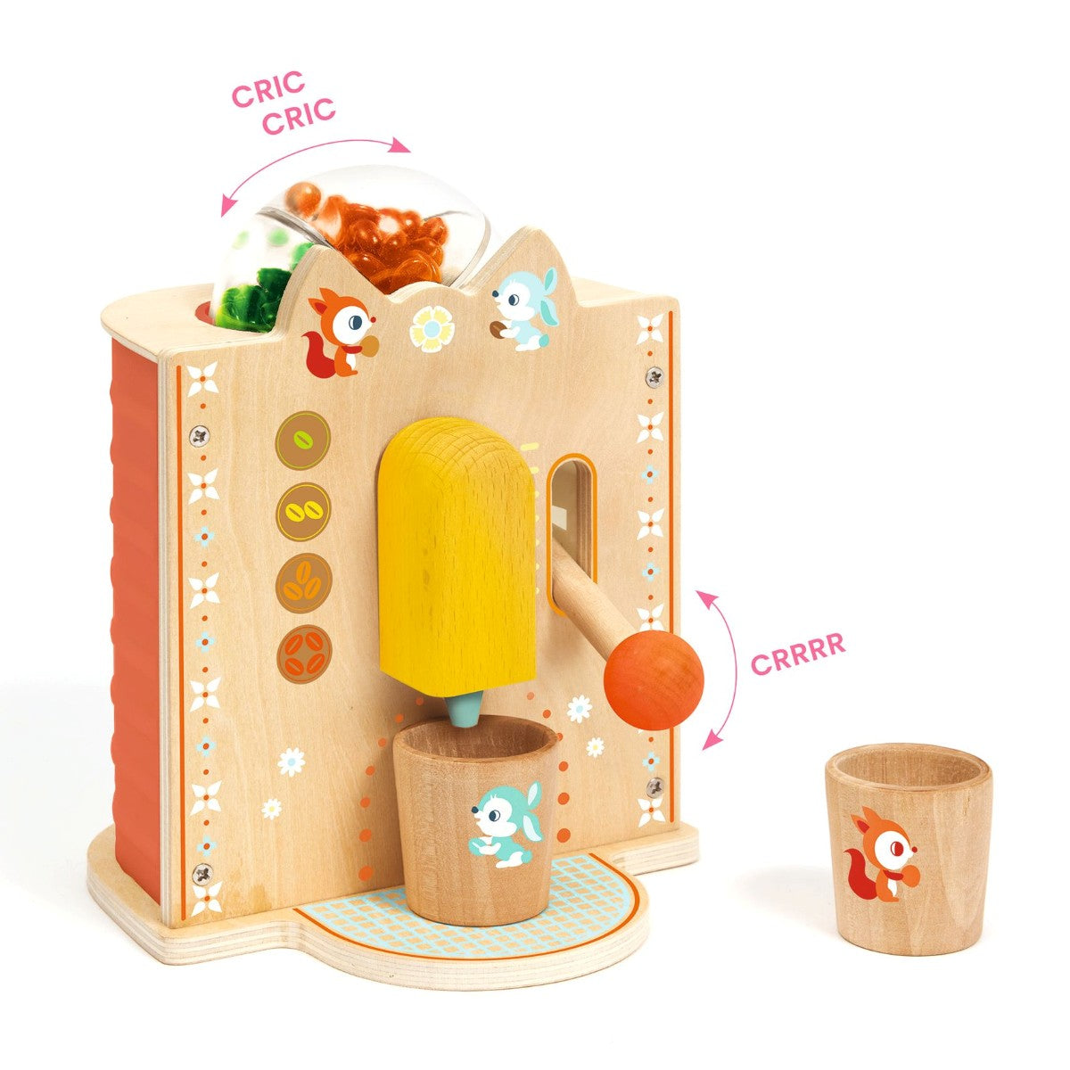 Djeco Play Food, Espresso Coffee Machine