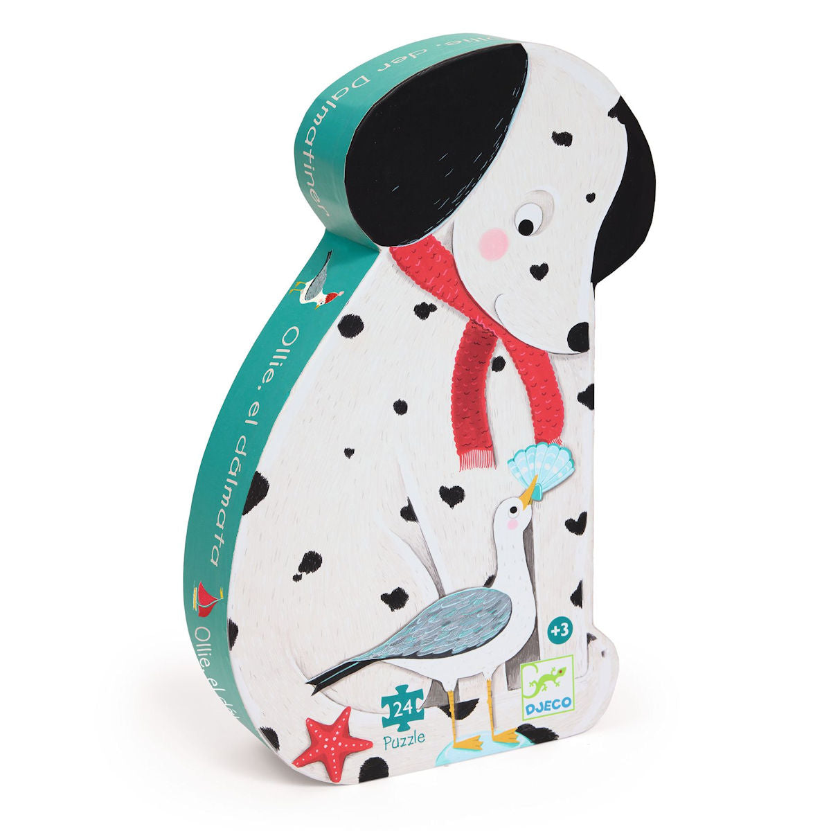 Djeco Silhouette Puzzle, The Dalmatian Ollie - 24 Pieces