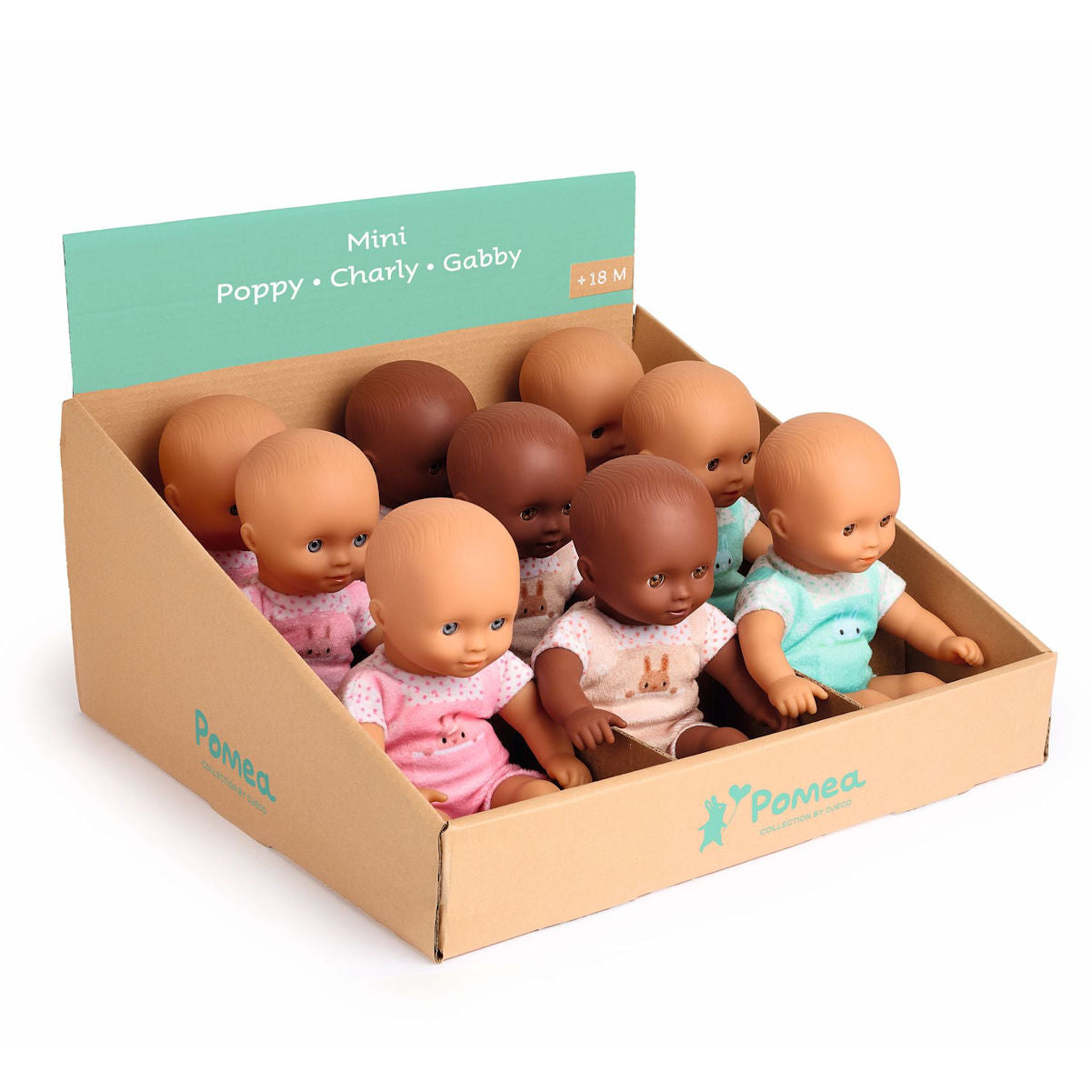 Djeco Pomea Mini Dolls, Available in 3 Variants