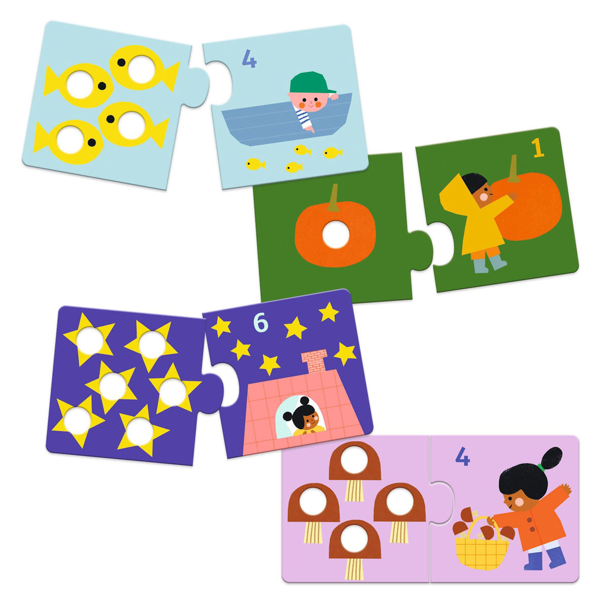 Djeco Puzzle Duo – Numbers