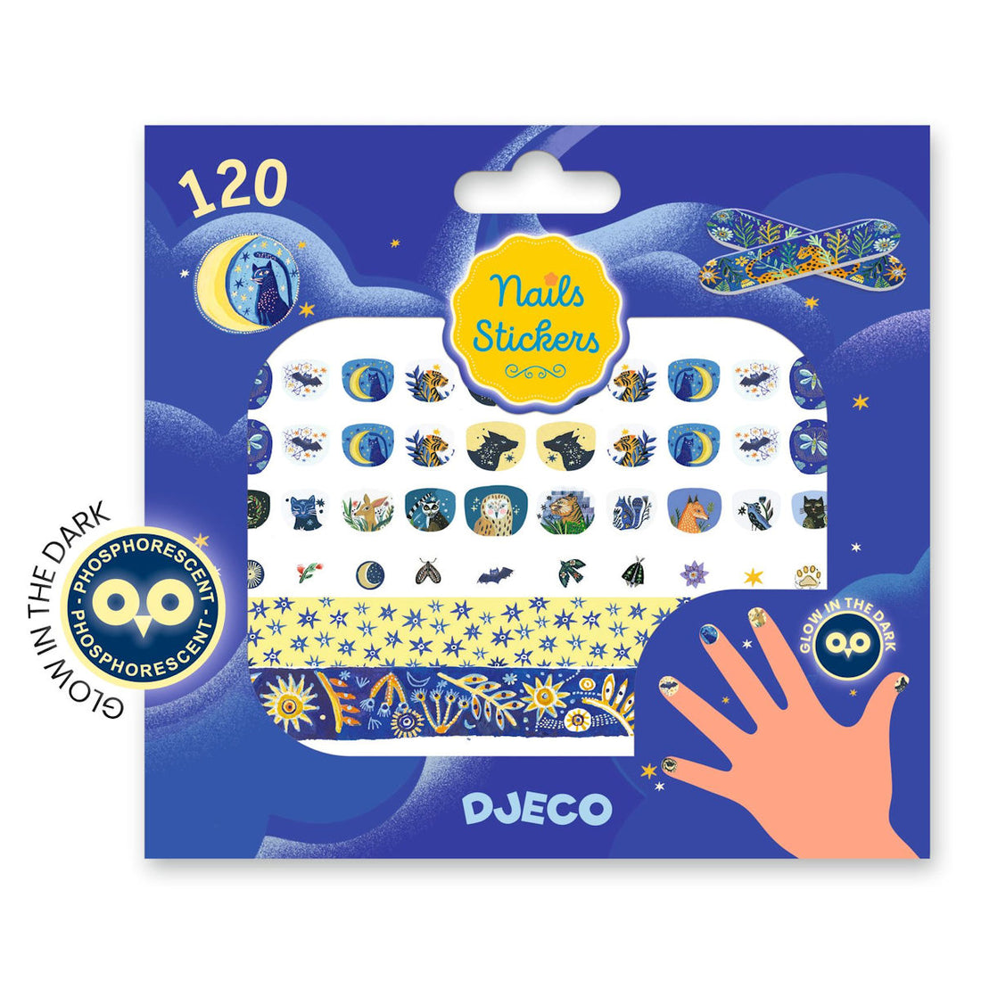 Djeco Nail Stickers, Måneskin