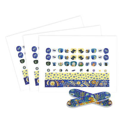 Djeco Nail Stickers, Måneskin