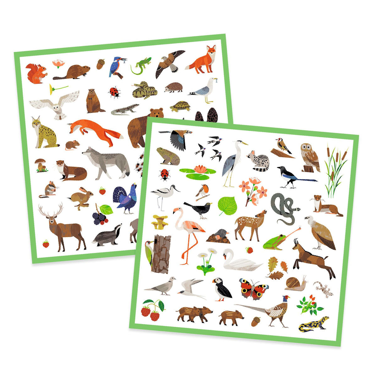 Djeco Stickers, Fauna