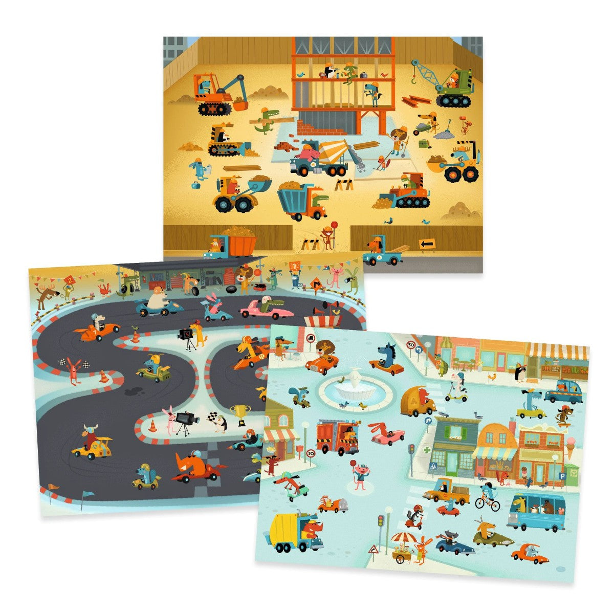 Djeco Transfer Stickers, Asphalt