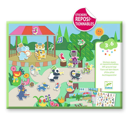 Djeco Creative Sticker Activity, Fanfare