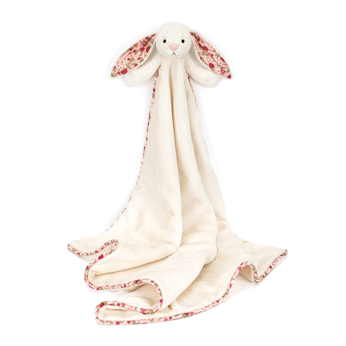 Baby Jellycat Blanket, Bashful Bunny, Mimi Strawberry - 56 cm