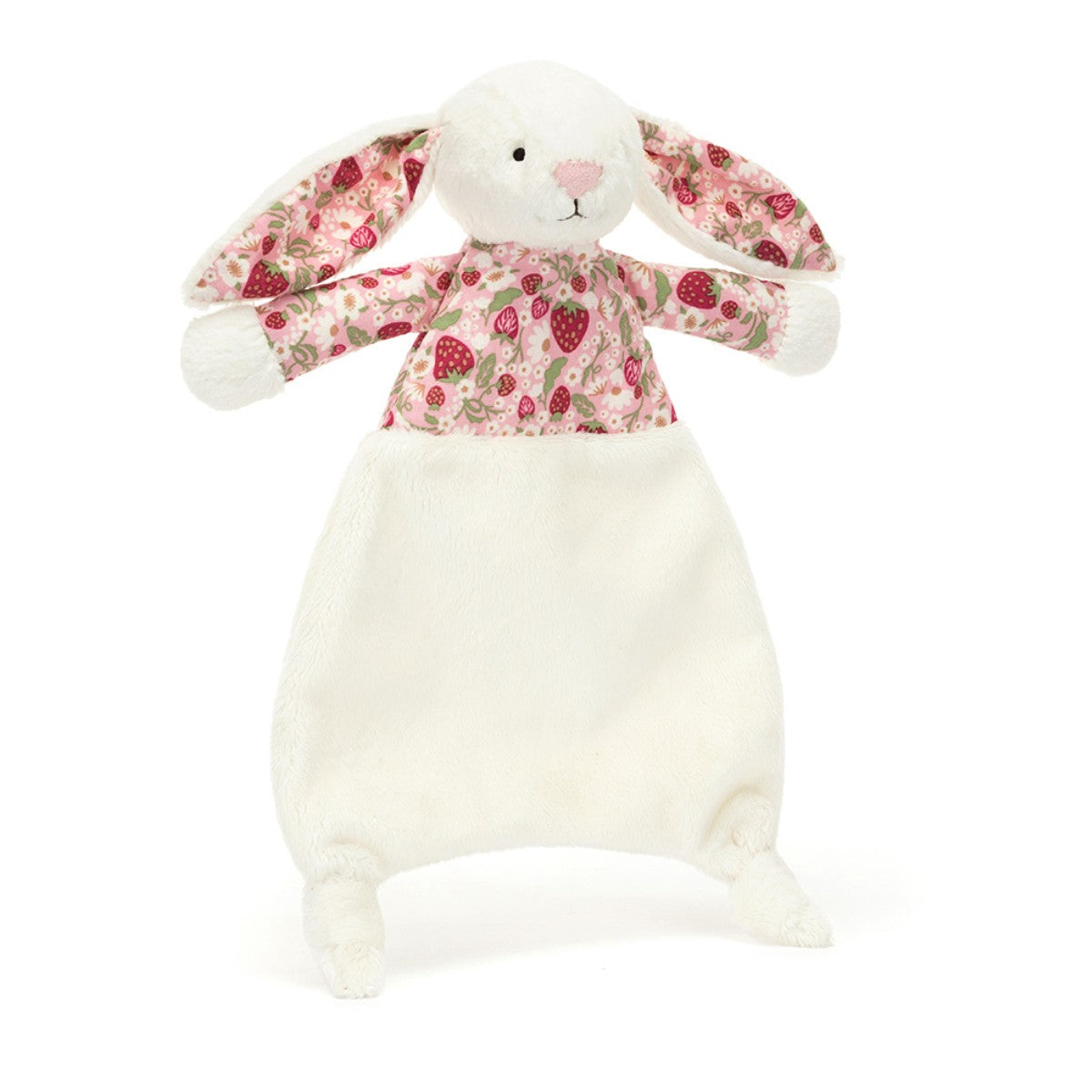 Baby Jellycat Comfort Blanket, Bashful Bunny - Mimi Strawberry