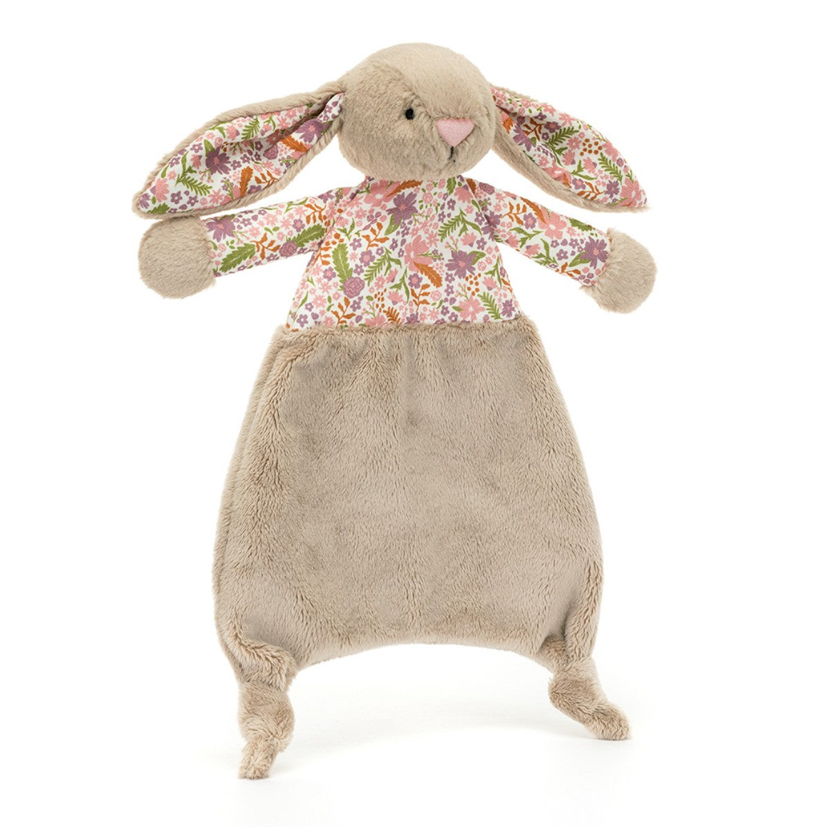Baby Jellycat Security Blanket, Bashful Bunny - Beige Meadow