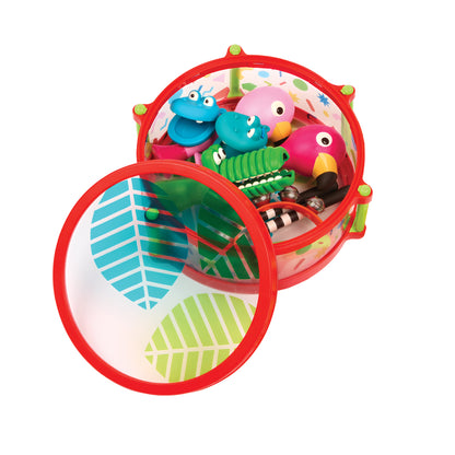 Battat Drum Set with 4 Additional Musical Instruments - From 18 Months