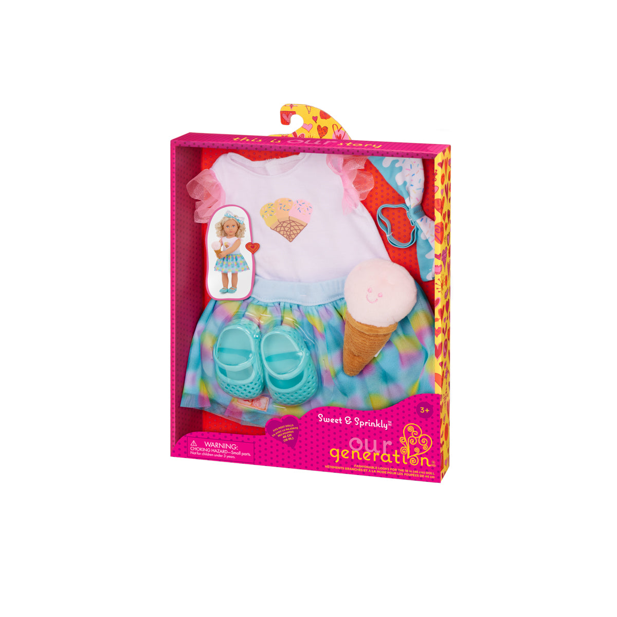 Our Generation Doll Clothes, Ice Cream Set