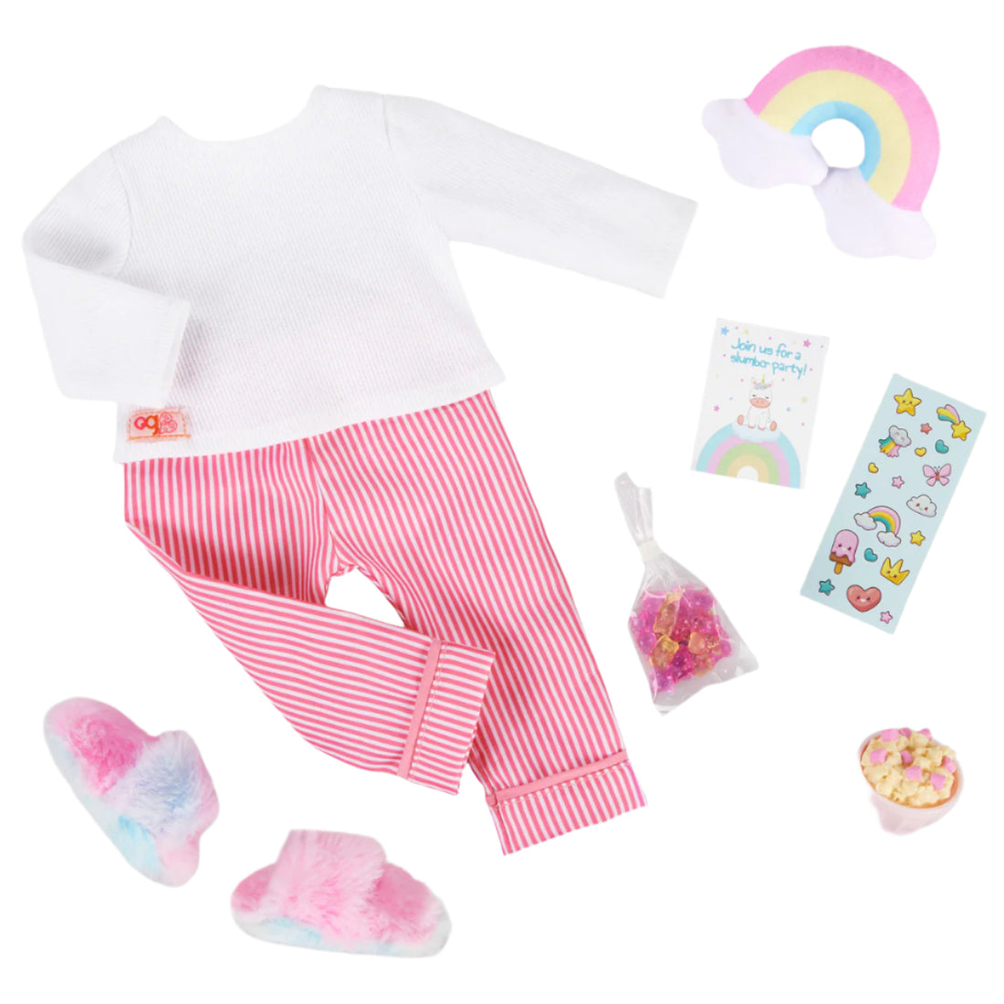Our Generation, Deluxe Doll Clothes – Rainbow Pajamas
