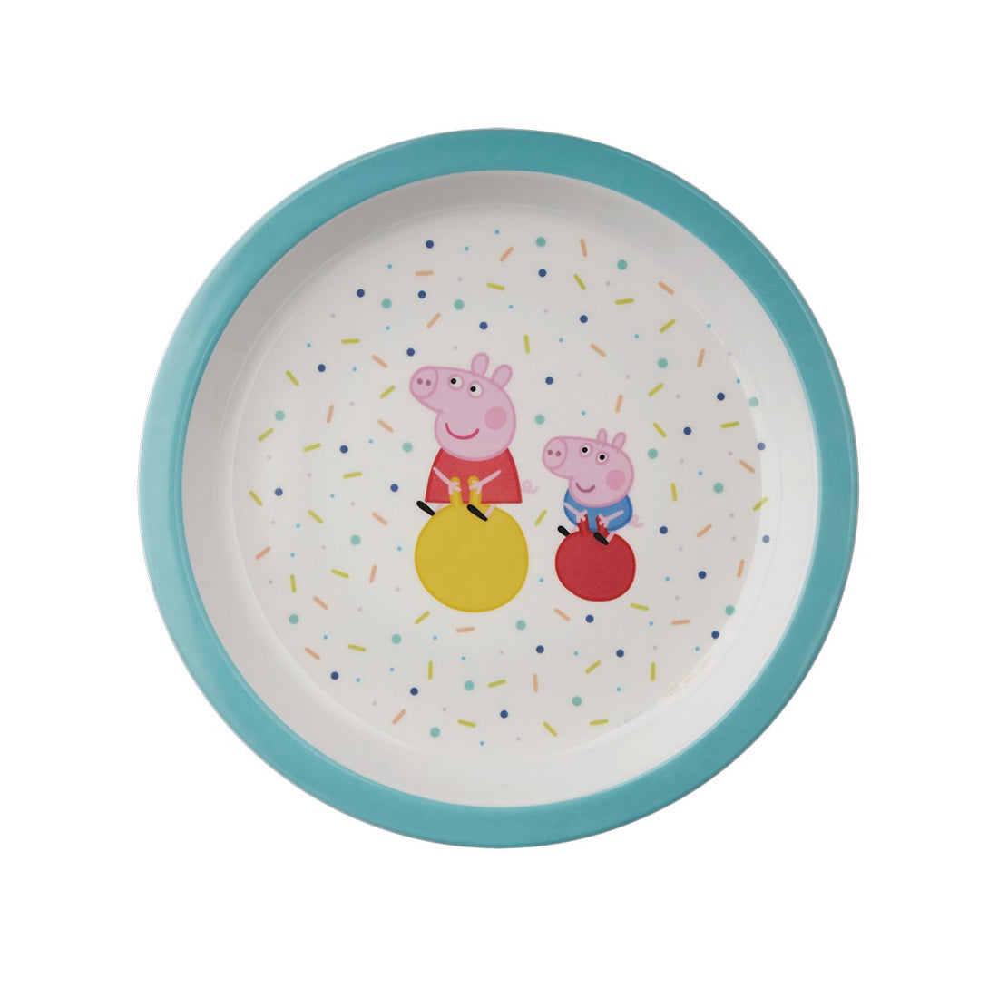 Petit Jour Paris Plate, Peppa Pig - Blue