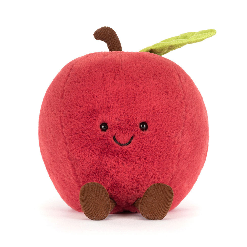 Jellycat Plush Toy, Amuseables Food, Apple - 16 cm
