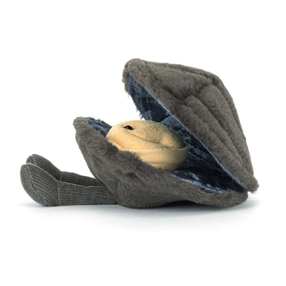 Jellycat Plush Toy, Amuseables Food Collection, Mussel - 10 cm