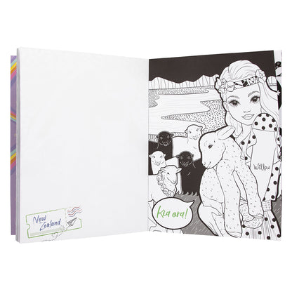 TopModel &amp; Friends Coloring and Design Book