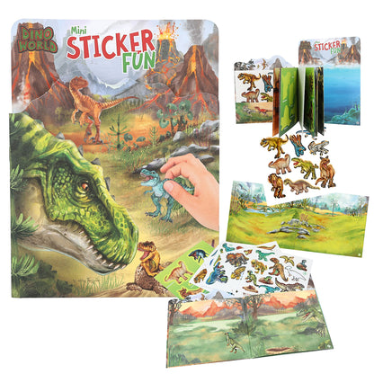 Dino World Mini Sticker Fun, Activity Book with Stickers