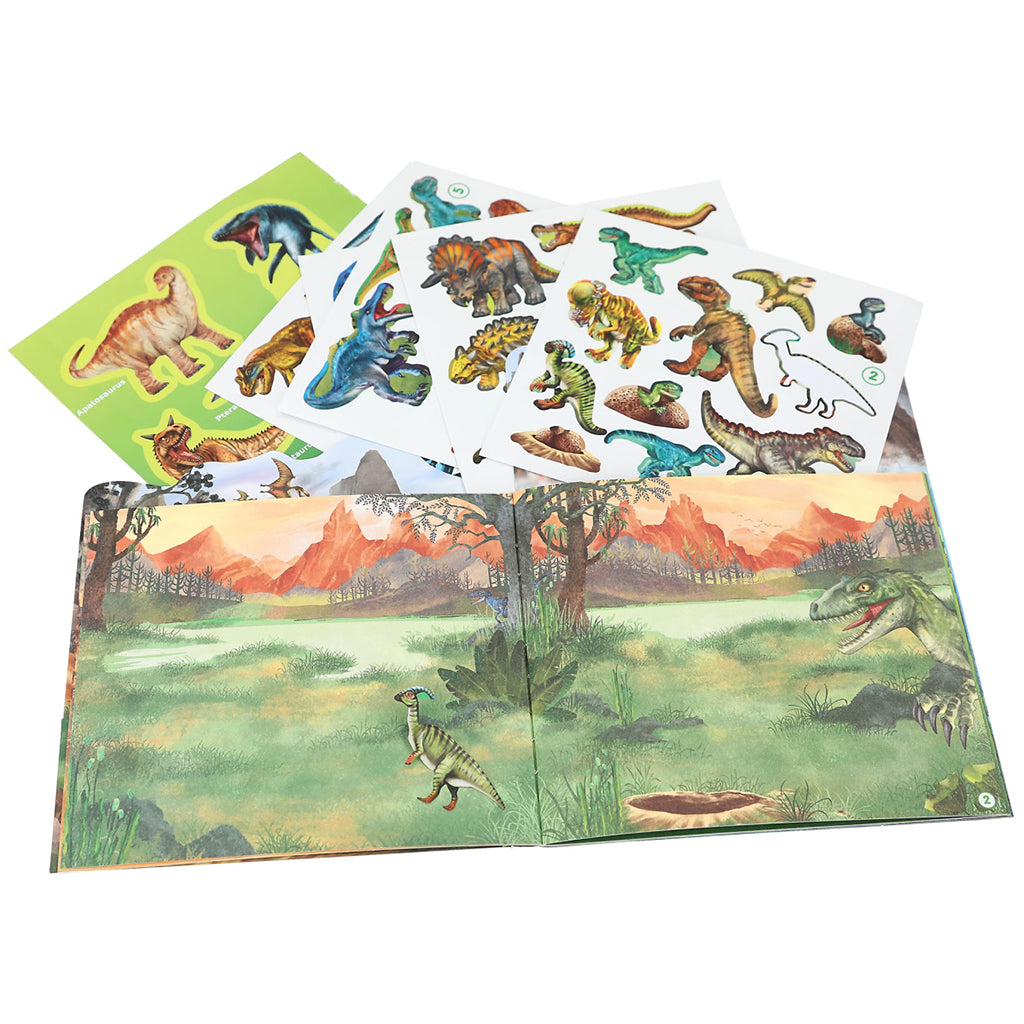 Dino World Mini Sticker Fun, Activity Book with Stickers