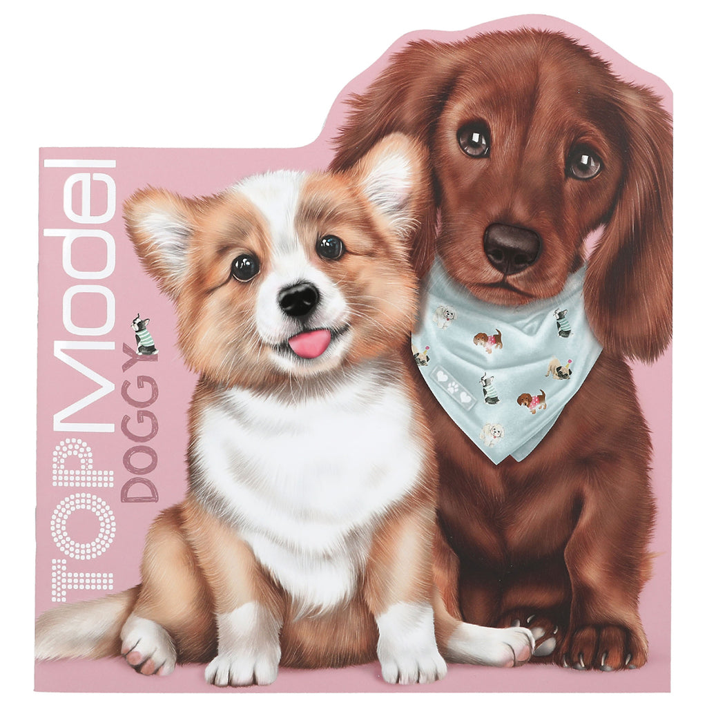 TopModel Coloring Book, Dogs - Doggy