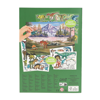 Dino World Stickerworld Puffy Sticker Book