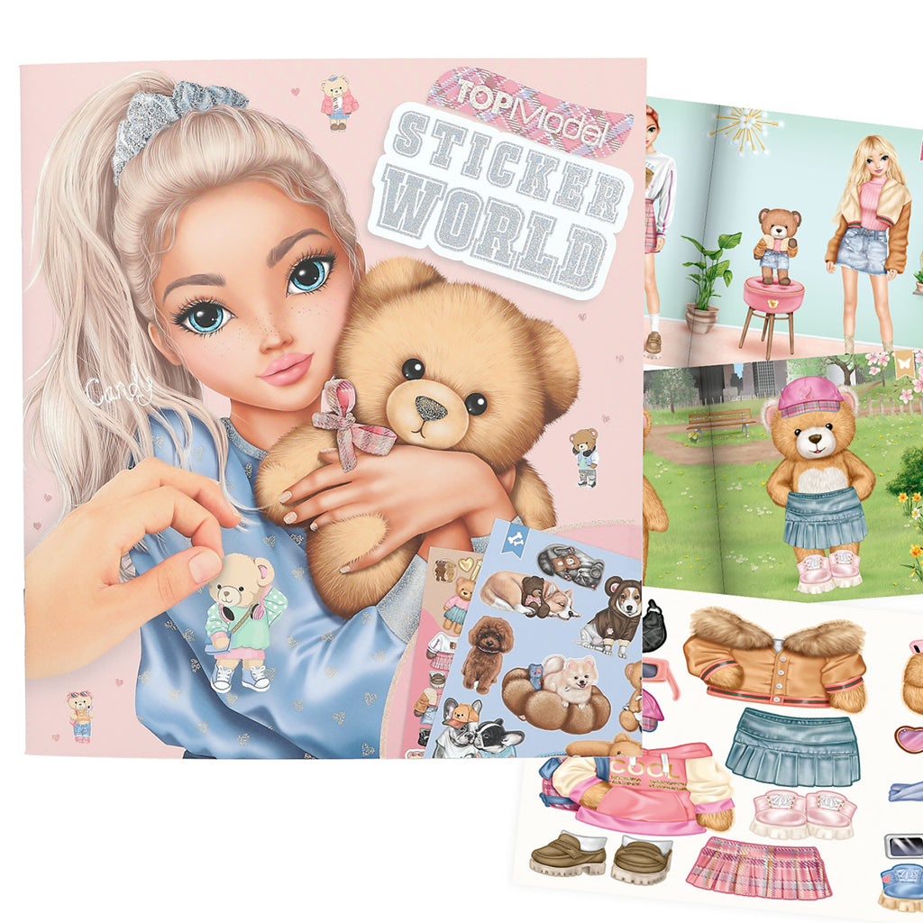 TopModel Stickerworld, Sticker Book - Team Teddy