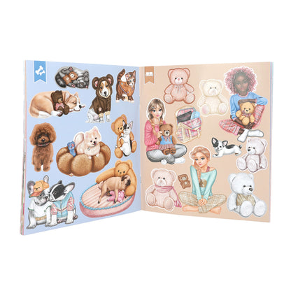 TopModel Stickerworld, Sticker Book - Team Teddy