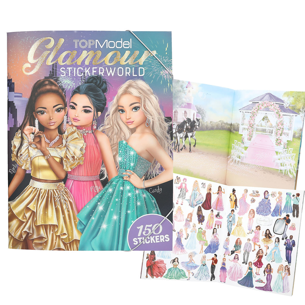 TopModel Glamour Sticker World, Sticker Book