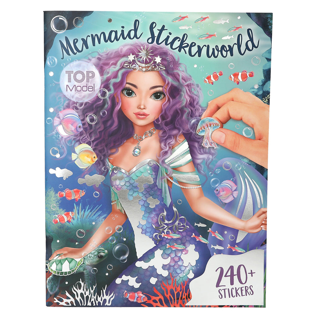 TopModel Metallic Sticker World, Sticker Book - Mermaid