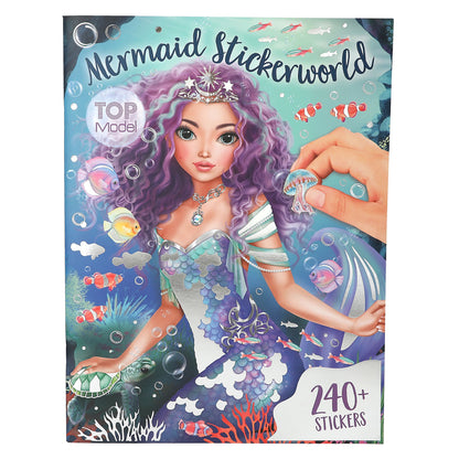 TopModel Metallic Sticker World, Sticker Book - Mermaid
