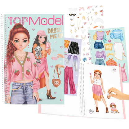 TopModel Dress Me Up Sticker Book, Large Sticker Book