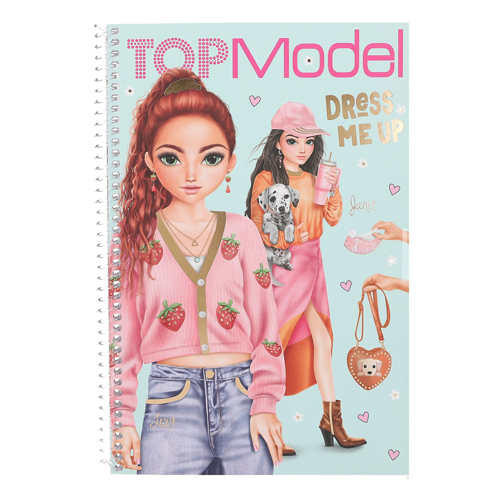 TopModel Dress Me Up Sticker Book, Large Sticker Book