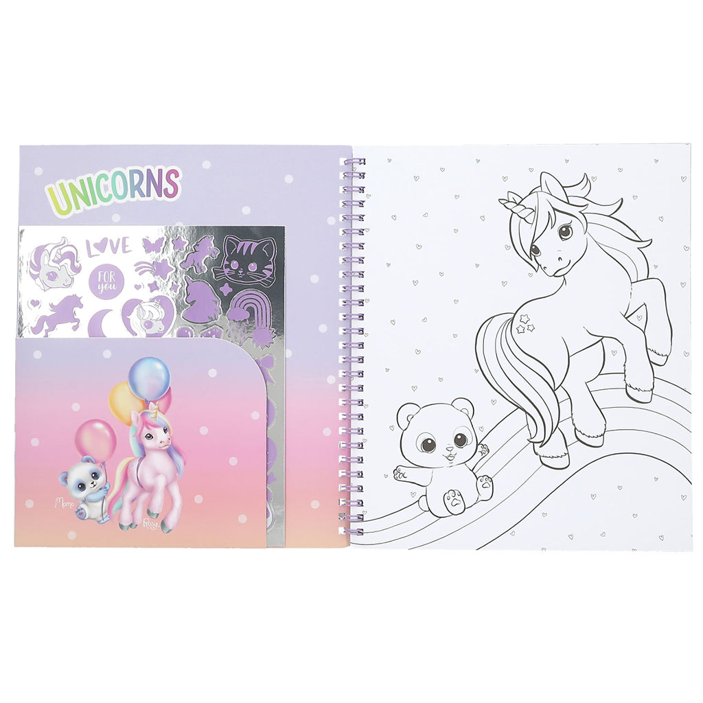 Ylvi Coloring Book with Sequins