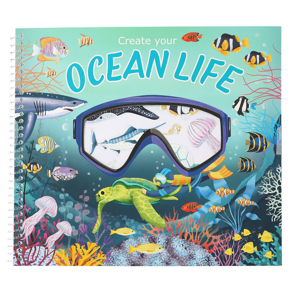 Create Your Ocean Life: Holographic Sticker Book