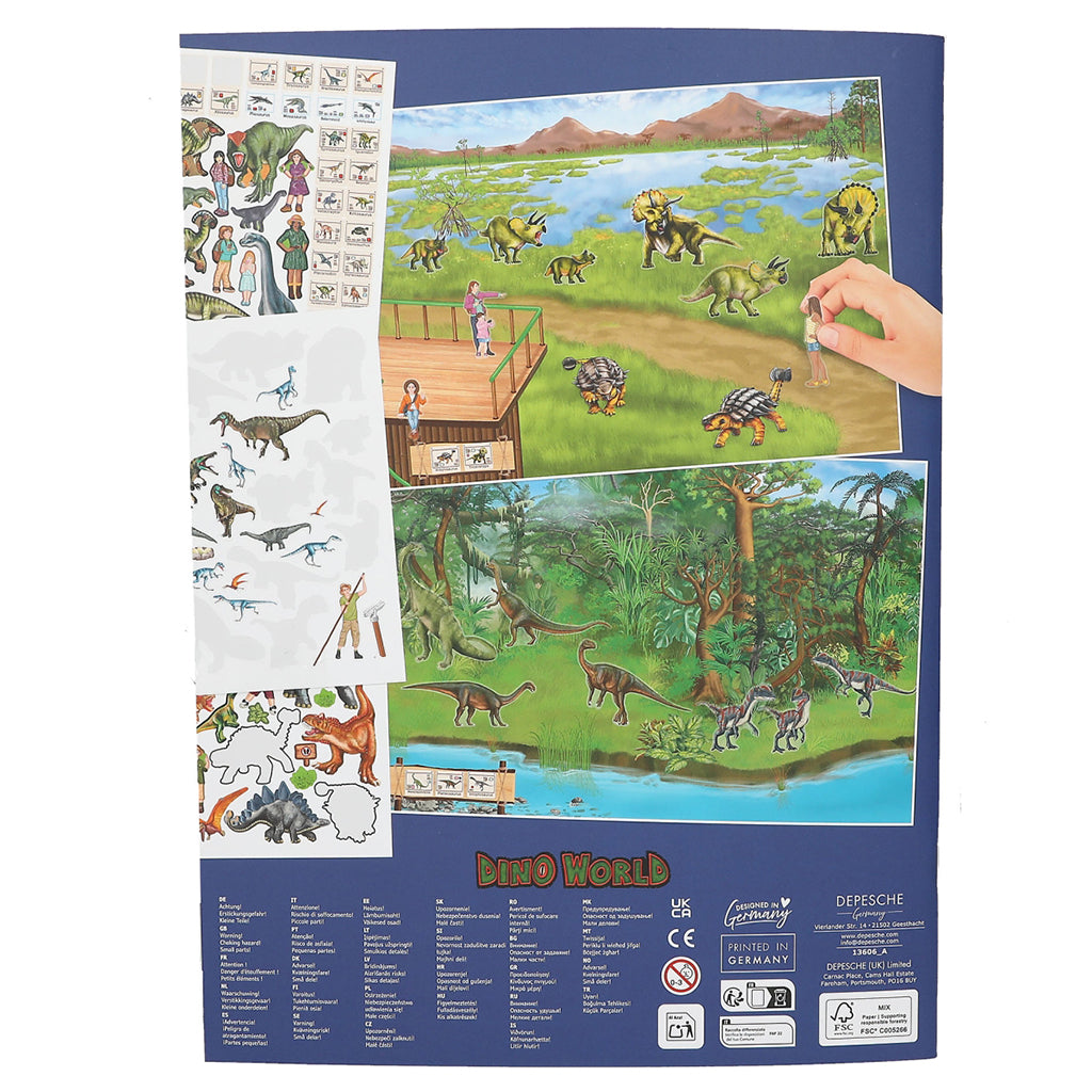 Dino World Zoo Sticker Book